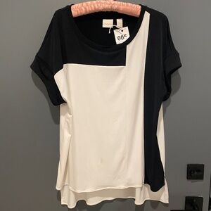 ❌ SOLD Chico's Black and White Top